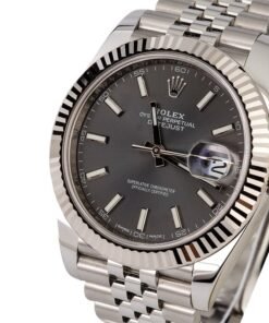 Alternative view of HandMade The Rolex Datejust II Ref 126334 Dark Rhodium Dial Jubilee Band