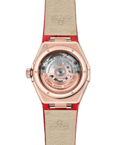 Alternative view of Omega CONSTELLATION 29 mm, Sedna™ gold on leather strap 131.53.29.20.99.003