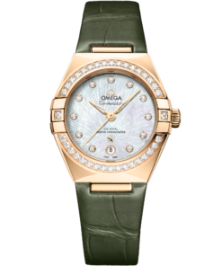 Omega CONSTELLATION 29 mm, Moonshine™ gold on alligator 131.58.29.20.55.003