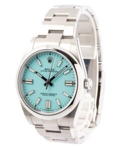 Alternative view of HandMade The Pre-Owned Rolex Oyster Perpetual 124300 Turquoise Blue