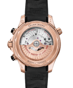 Alternative view of Omega SEAMASTER DIVER 300M 44 mm, Sedna™ gold on rubber strap 210.62.44.51.01.001