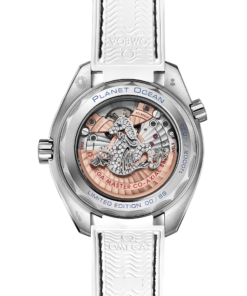 Alternative view of Omega SEAMASTER PLANET OCEAN 600M 39.5 mm, white gold on leather strap with rubber lining 215.58.40.20.05.001