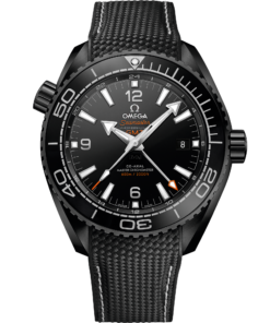 Omega SEAMASTER PLANET OCEAN 600M 45.5 mm, black ceramic on rubber strap 215.92.46.22.01.001