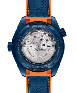 Alternative view of Omega SEAMASTER PLANET OCEAN 600M 45.5 mm, blue ceramic on rubber strap 215.92.46.22.03.001