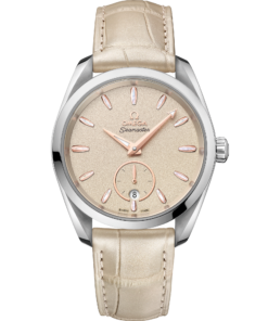 Omega SEAMASTER AQUA TERRA 150M 38 mm, steel on leather strap 220.13.38.20.09.001