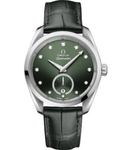 Omega SEAMASTER AQUA TERRA 150M 38 mm, steel on leather strap 220.13.38.20.60.001