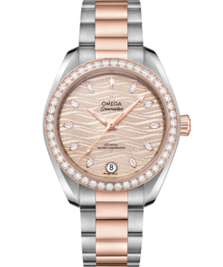 Omega SEAMASTER AQUA TERRA 150M 34 mm, steel ‑ Sedna™ gold on steel ‑ Sedna™ gold 220.25.34.20.59.001