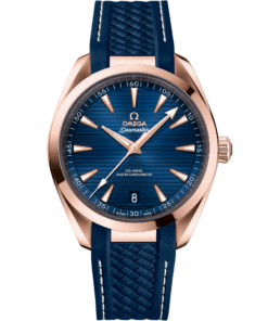 Omega SEAMASTER AQUA TERRA 150M 41 mm, Sedna™ gold on rubber strap 220.52.41.21.03.001