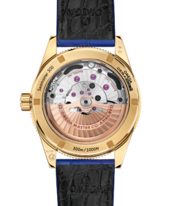 Alternative view of Omega SEAMASTER 300 41 mm, yellow gold on leather strap 234.63.41.21.99.002