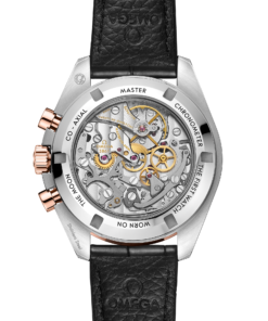 Alternative view of Omega SPEEDMASTER MOONWATCH PROFESSIONAL 42 mm, steel ‑ Sedna™ gold on alligator 310.23.42.50.99.001