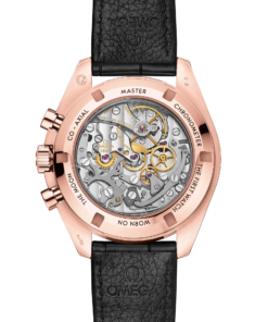 Alternative view of Omega SPEEDMASTER MOONWATCH PROFESSIONAL 42 mm, Sedna™ gold on leather strap 310.63.42.50.01.001