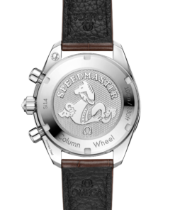 Alternative view of Omega SPEEDMASTER 38 38 mm, steel on alligator 324.18.38.50.63.001