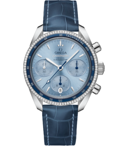 Omega SPEEDMASTER 38 38 mm, steel on leather strap 324.38.38.50.03.001