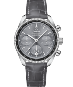 Omega SPEEDMASTER 38 38 mm, steel on leather strap 324.38.38.50.06.001