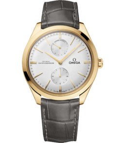 Omega DE VILLE TRÉSOR 40 mm, yellow gold on leather strap 435.53.40.22.02.001
