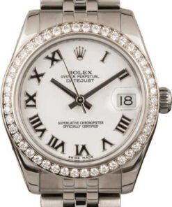 HandMade The Rolex Ladies Datejust 178384 Diamond Bezel T