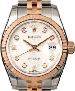 HandMade The Factory Stickered Rolex Lady Datejust 179171 Diamond Jubilee Dial