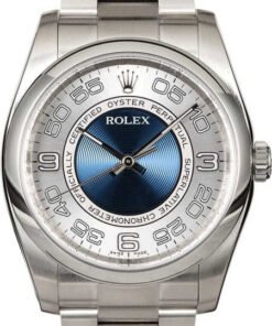 HandMade The Certified Rolex Oyster Perpetual 116000 Concentric Blue Dial