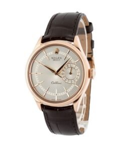 Alternative view of HandMade The Rolex Cellini 50515 Silver Guilloche Dial