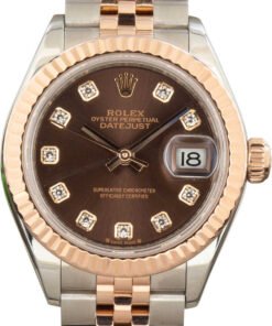 HandMade The Ladies Rolex Datejust Ref 279171 Chocolate Diamond Dial