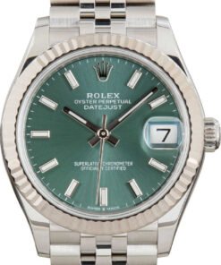 HandMade The Ladies Rolex Datejust 278274 Mint Green Dial
