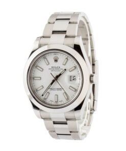 Alternative view of HandMade The Rolex Datejust II Ref 116300 White Superluminova Dial