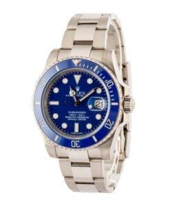 Alternative view of HandMade The Rolex Submariner 116619 18k White Gold Smurf
