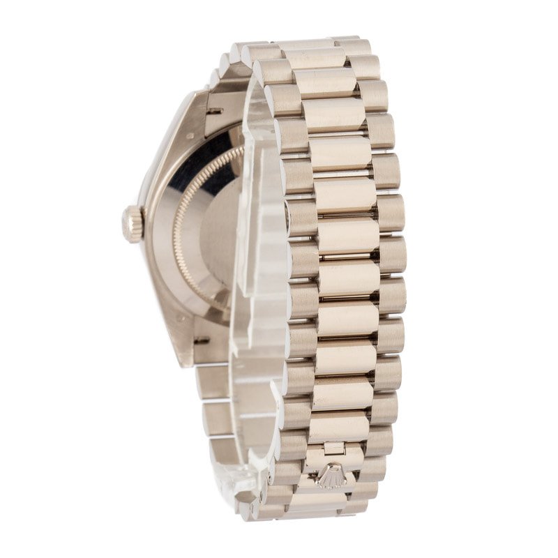 HandMade The Rolex Day-Date 40 228239 Olive Green Roman Dial - Image 3