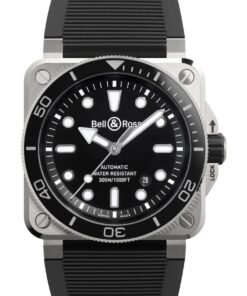 BR 03 Diver Black Steel