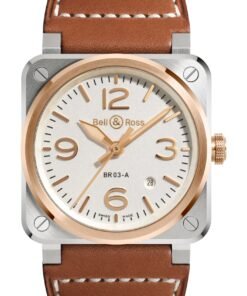 BR 03 White Steel & Gold