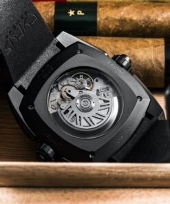 Alternative view of Klepcys Skeleton Chronograph Darkness
