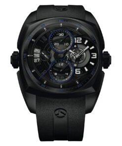 Klepcys Skeleton Chronograph Dark & Blue