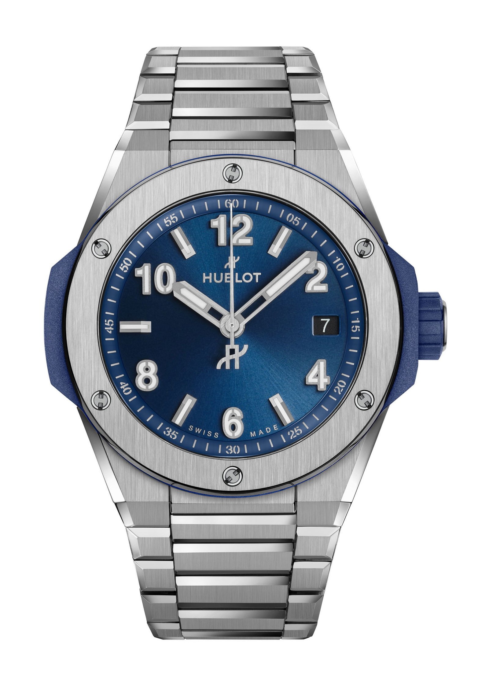 Big Bang Integrated Time Only Titanium Blue