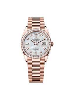 Rolex Day-Date 36  36 mm  Everose gold and diamonds 128345rbr-0028