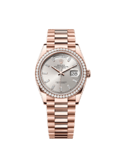 Rolex Day-Date 36  36 mm  Everose gold and diamonds 128345rbr-0081