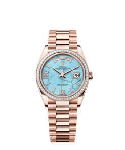 Rolex Day-Date 36  36 mm  Everose gold and diamonds 128395tbr-0018