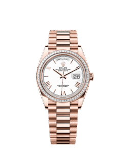 Rolex Day-Date 36  36 mm  Everose gold and diamonds 128395tbr-0022