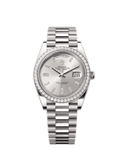 Rolex Day-Date 40  40 mm  white gold and diamonds 228349rbr-0001