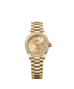 Rolex Lady-Datejust  28 mm  yellow gold and diamonds 279138rbr-0014