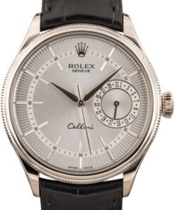 HandMade The Rolex Cellini 50519 Silver Guilloche Dial