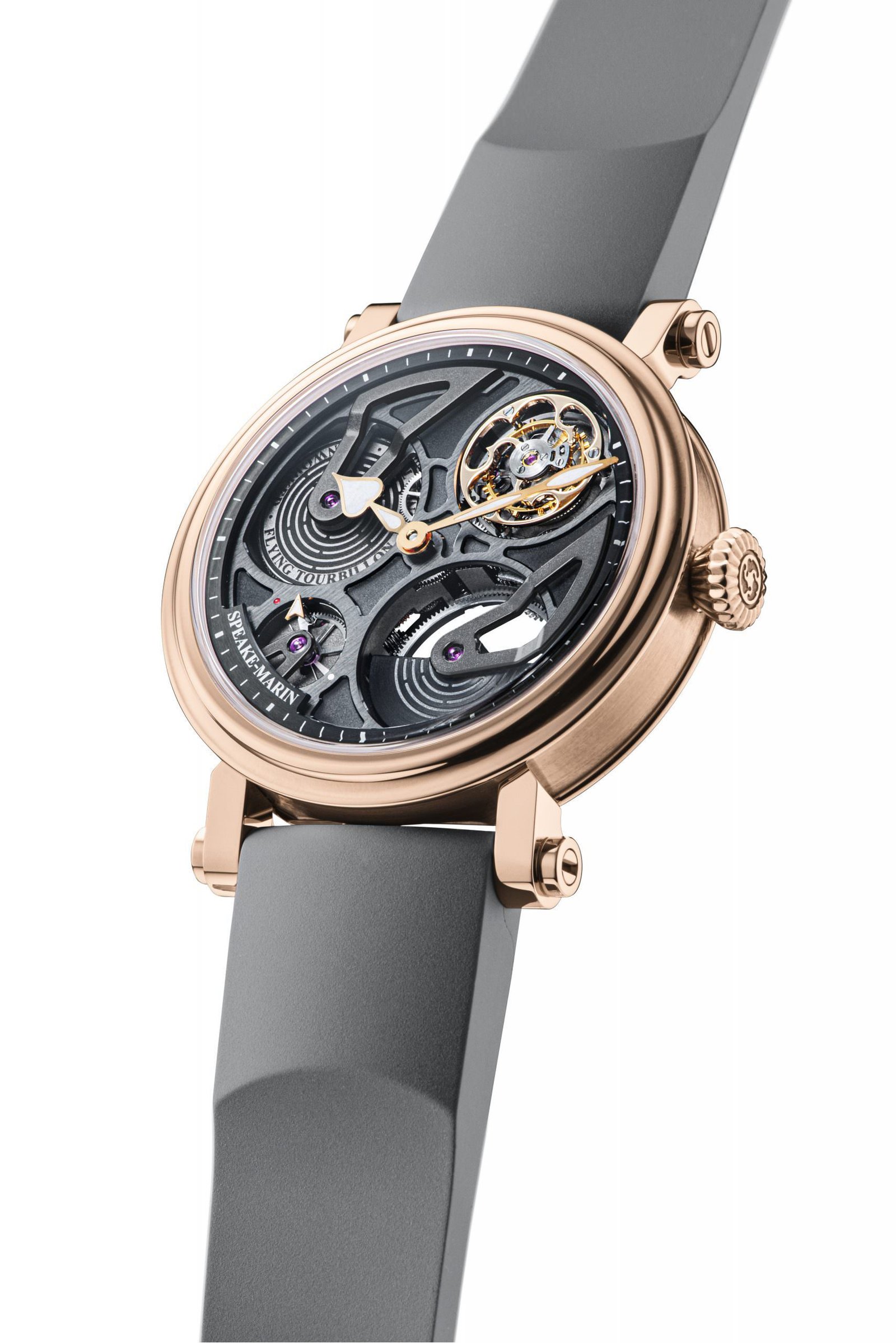 Openworked Tourbillon Red Gold