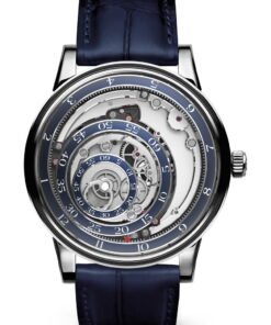 Une Folle Journée Rhodium Plated Blue