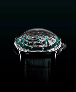 Alternative view of Une Folle Journée Rhodium Plated Green