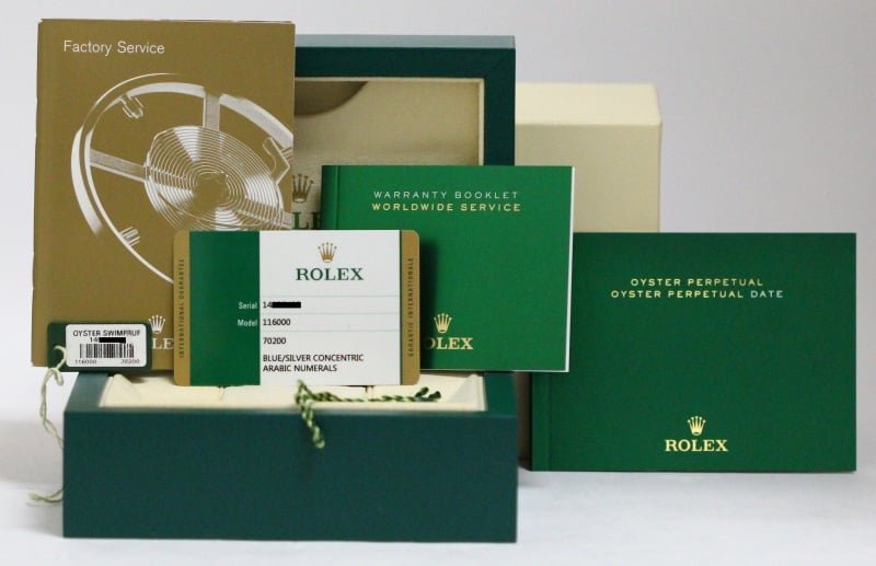 HandMade The Certified Rolex Oyster Perpetual 116000 Concentric Blue Dial - Image 8