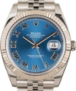 HandMade The Rolex Datejust 41 Ref 126334 Blue Dial Steel Jubilee